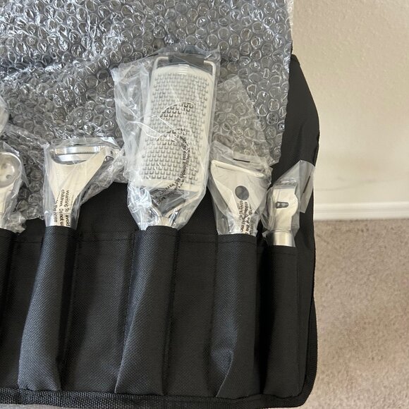 Wolfgang Puck 11 piece Garnishing Set with Storage Pouch NIB - Picture 6 of 6